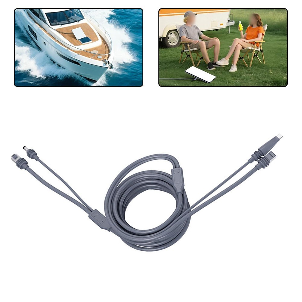 Mobile Deployment 2-in-1 Data Cable DC USB C Cable Continuous Operation