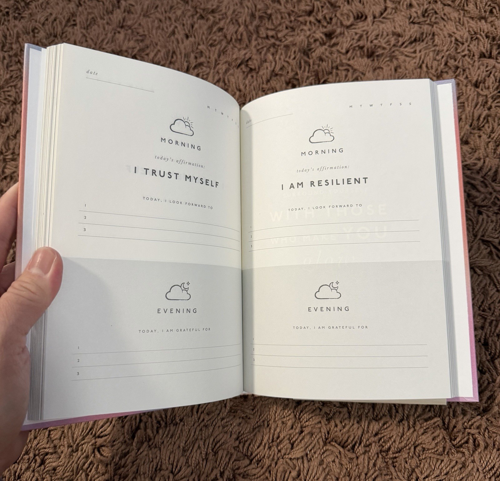 Papier Gratitude Journal “Little Daily Thanks” 6×8.5” Hardcover 192 Pages