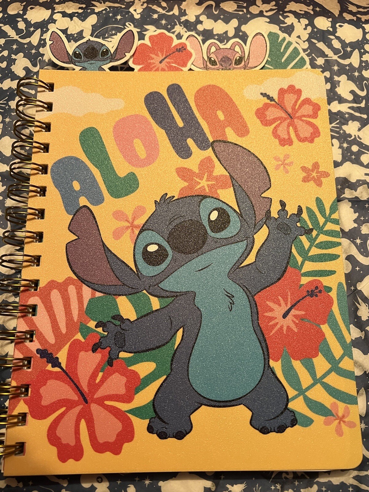 Stitch Journal Soft Plastic Cover with Tabs Aloha 96 Ruled Page