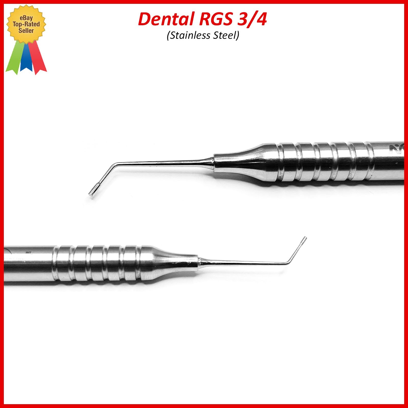 Dental Instrument RGS 3/4 Hollow Handle Depth Dimensions for Restorations