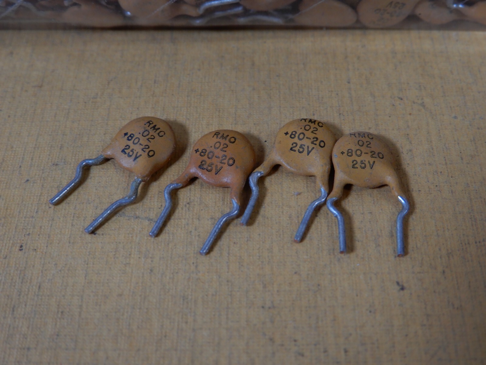 RMC Circle D KCK Ceramic Disc Capacitors Lot – 5 Values Over 3 Pounds NOS #5