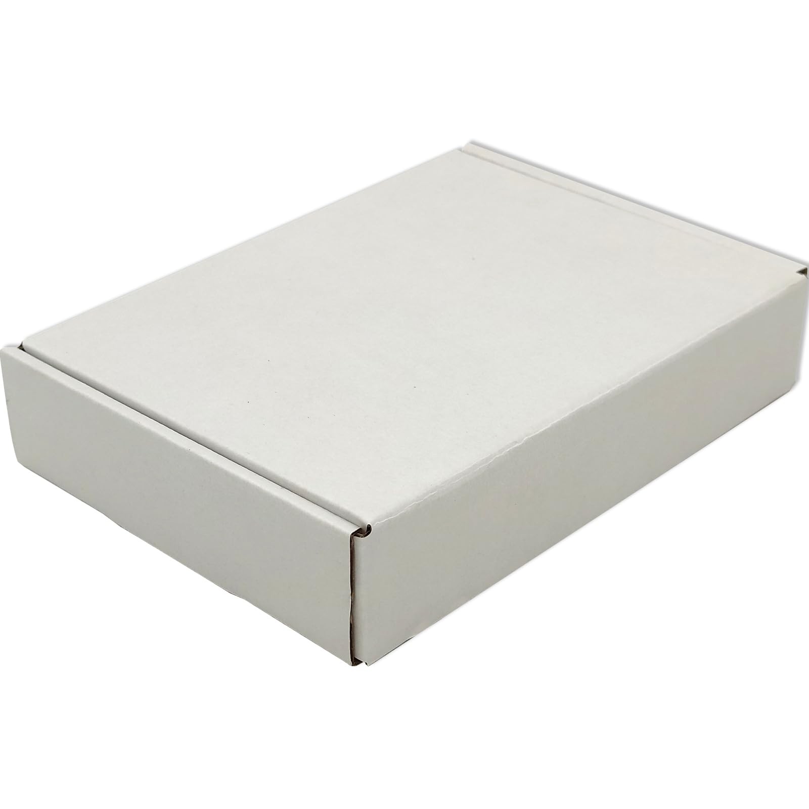 8x6x2 inches Small Shipping Boxes Set of 25 – White Mailer Corrugated Cardboa…