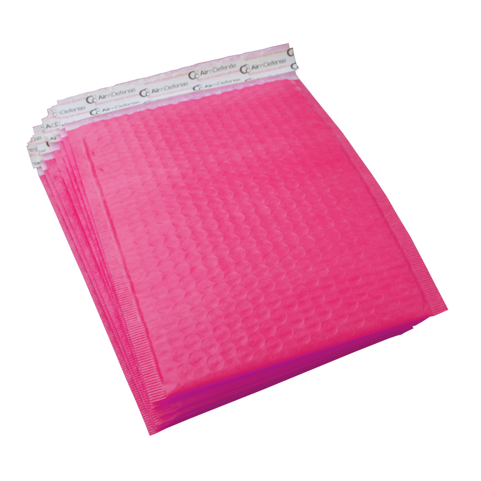 AirnDefense 500 #000 4X8″ Pink Poly Bubble Mailers Shipping Padded Envelope