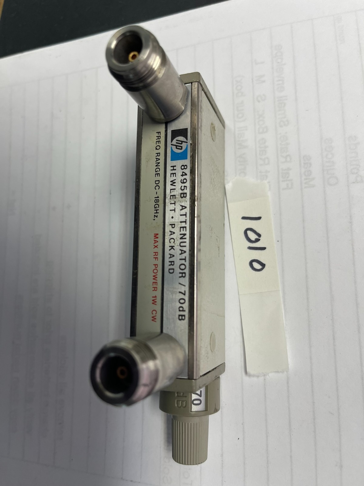 HP 8495B 70DB OPTION 001 18 GHZ 0 70DB