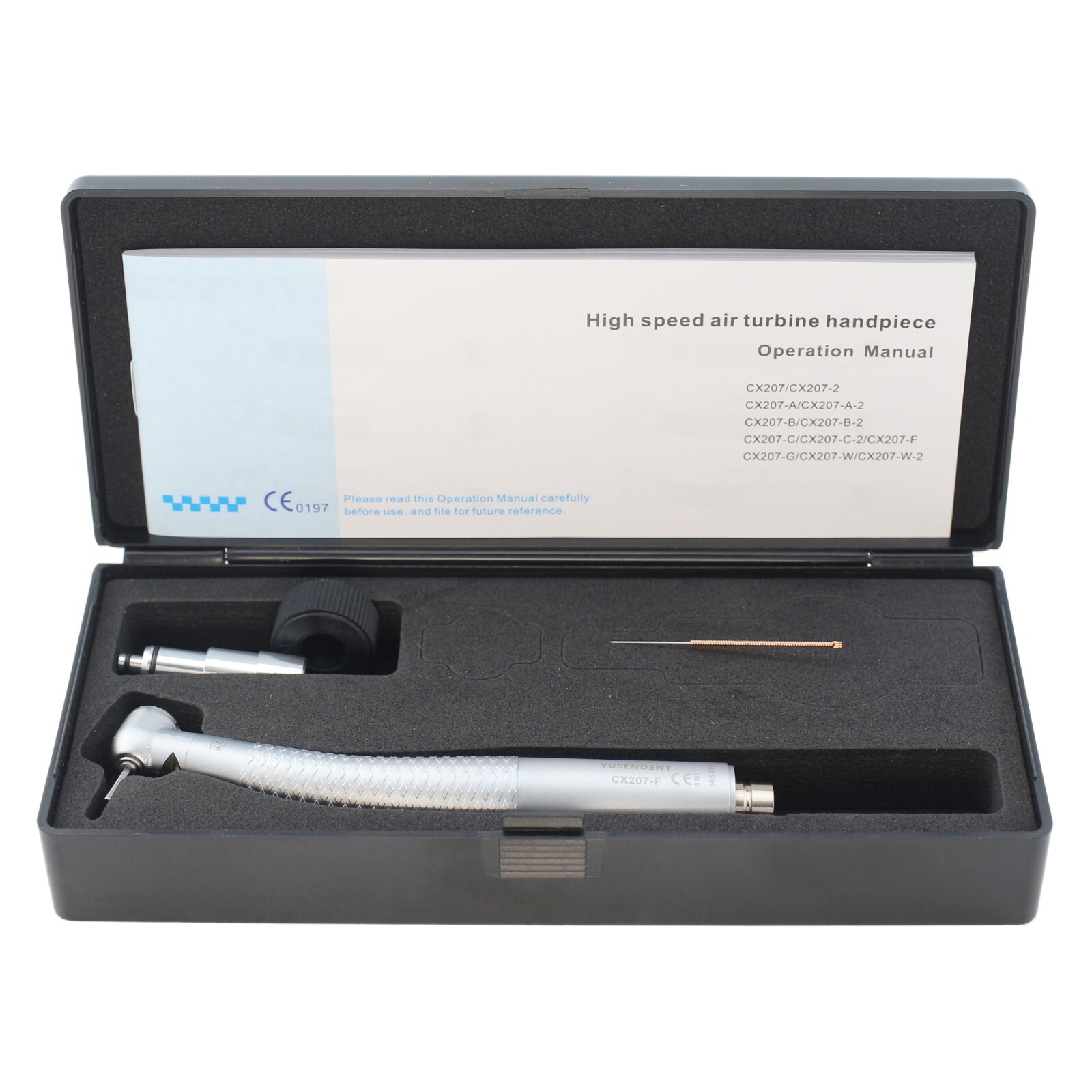 Dental Mini Small Head High Speed Handpiece LED Self Power Air Turbine NSK QD-J