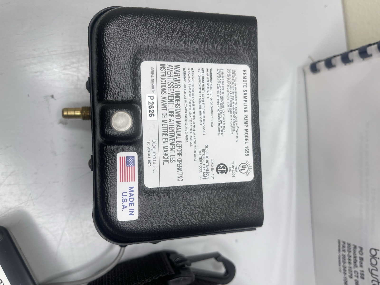 Biosystems Inc. PhD2 Multi Gas Detector with Remote Sample Draw Pump Mode 1655A