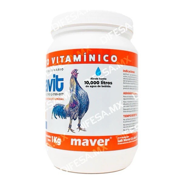 Maver Biotavit Powder 125grams Vitamínico Natural Ingredients