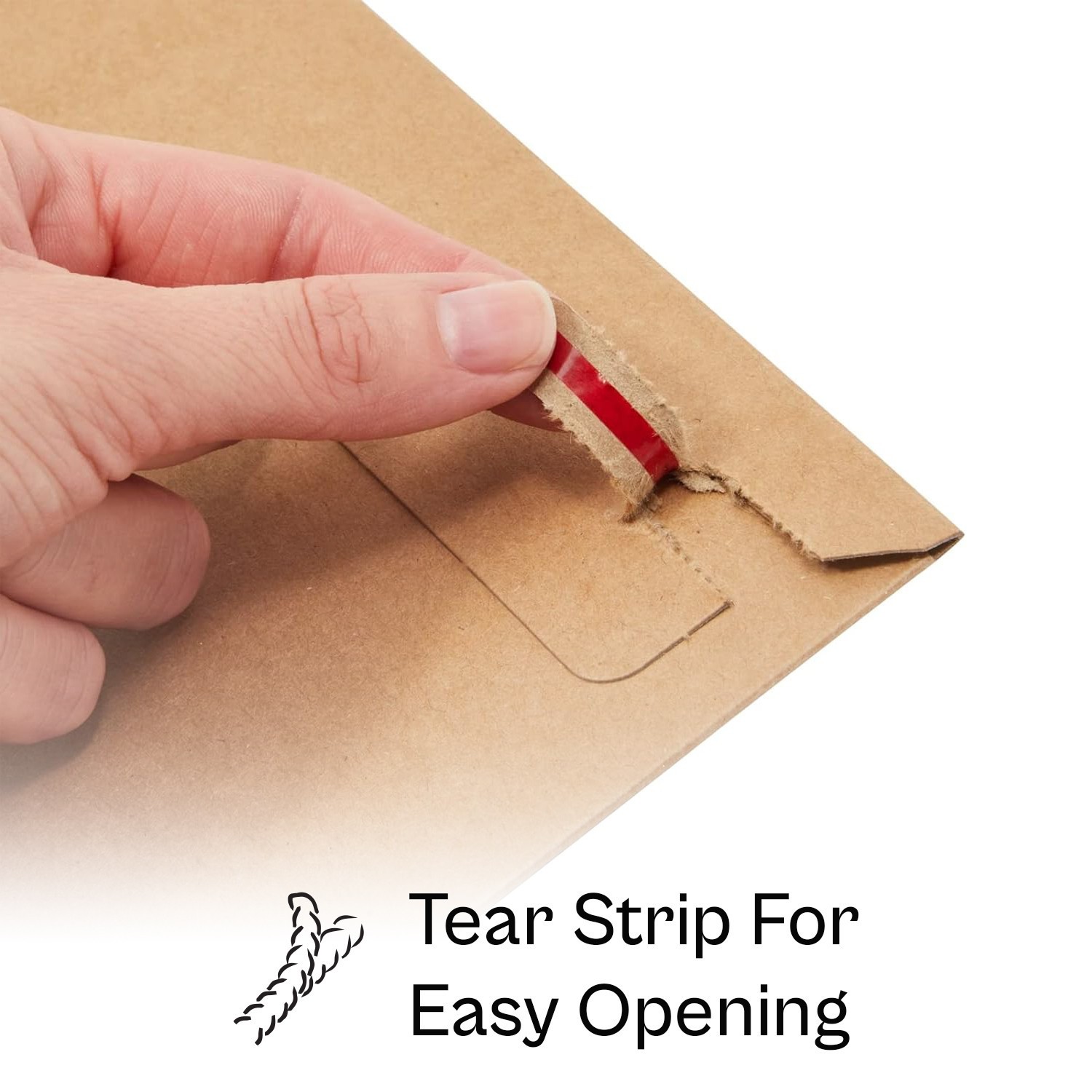 100 – 9.75×12.25 Kraft Rigid Photo Document Mailers Cardboard Envelopes 28 pt.