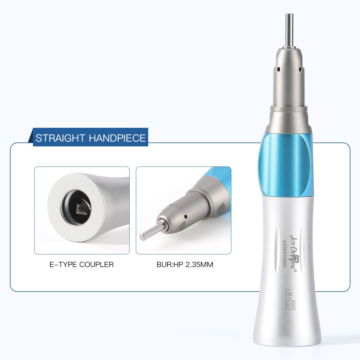 Dental Low Speed Straight Handpiece Kit Latch Contra Angle Air Motor 2/4 Holes