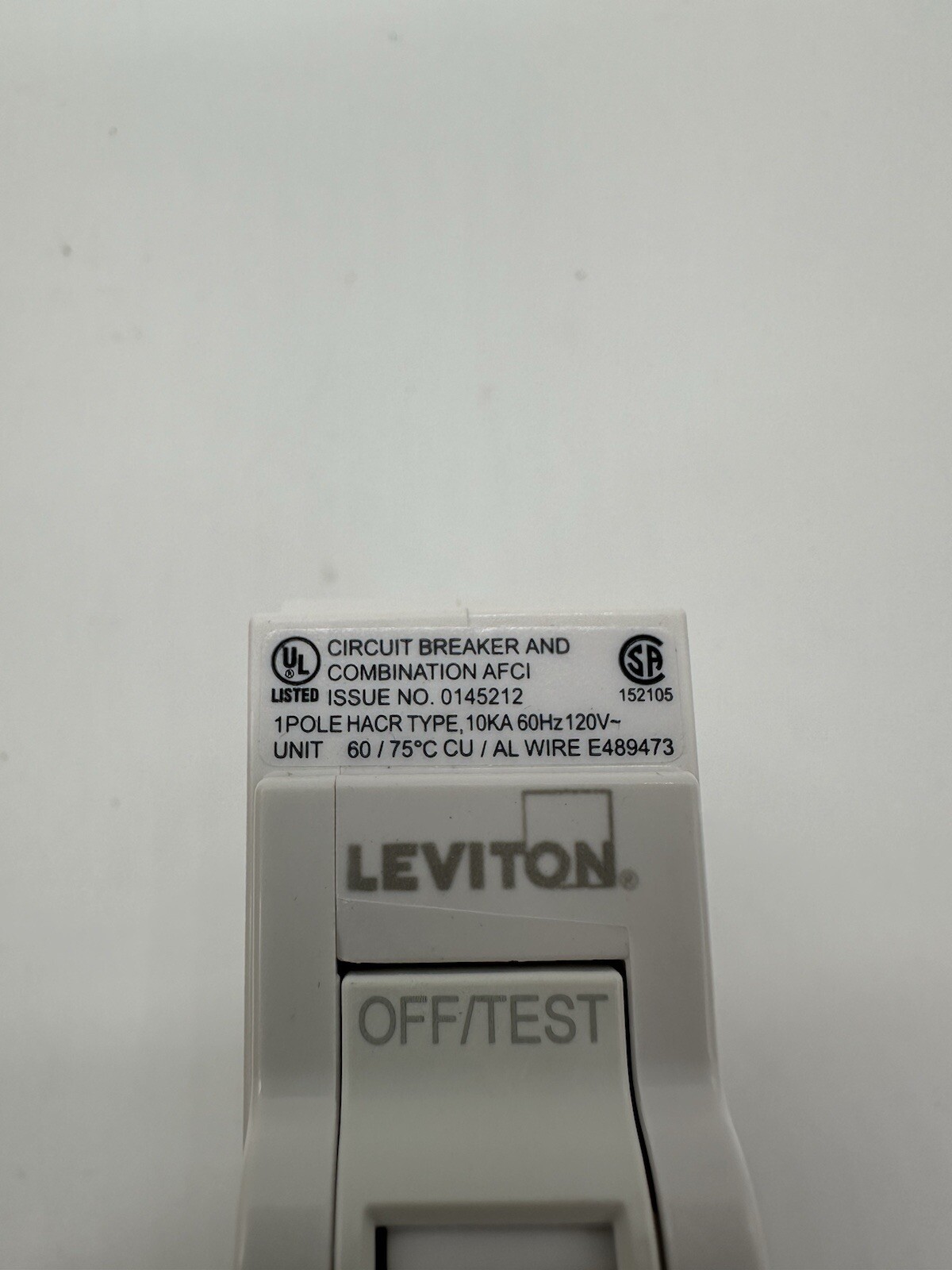 BOX OF 10 circuit breaker Leviton LB115-AFT 15 A 1-Pole Plug-on AFCI brand NEW