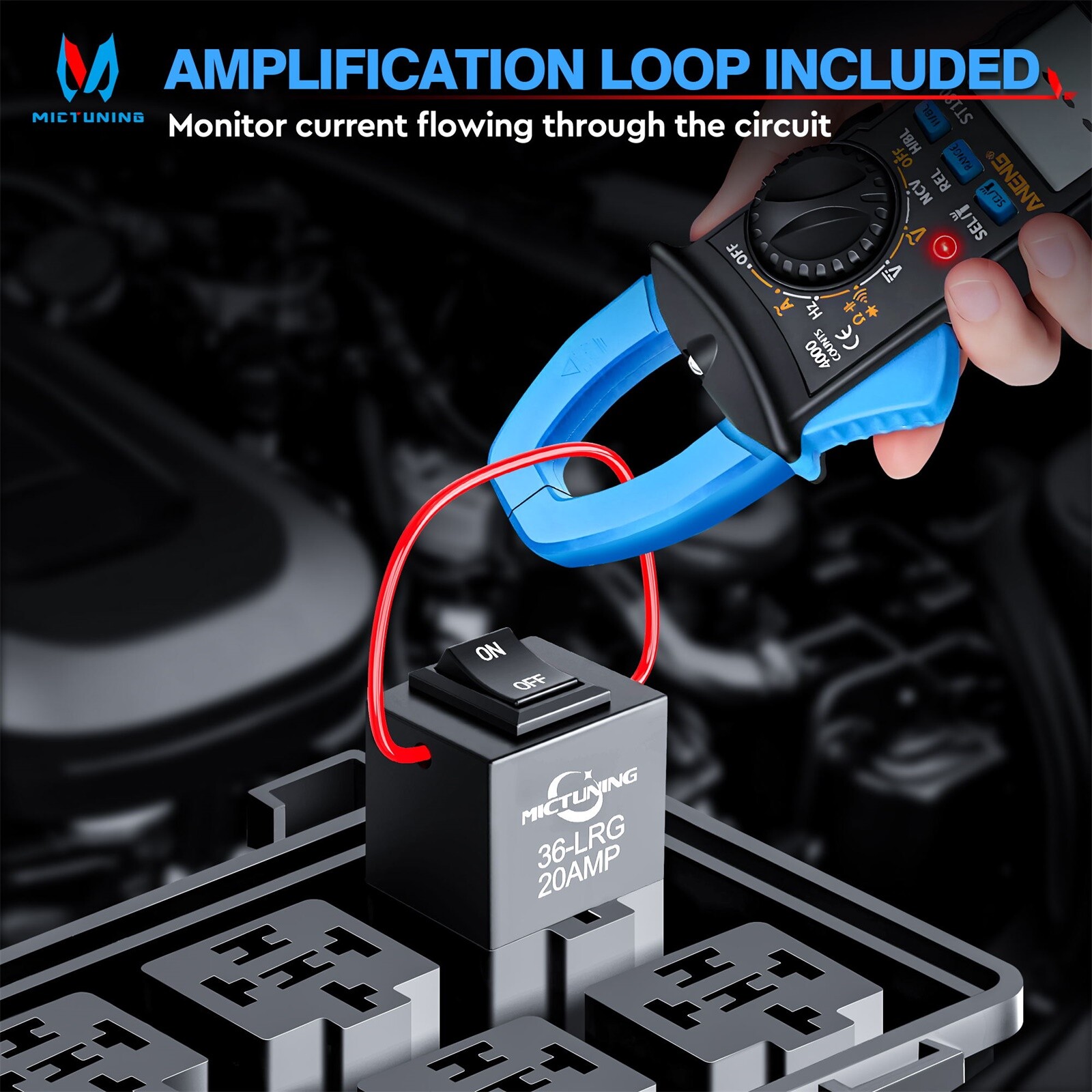 9038A Relay Bypass Switch Kit Amp Loop, Relay Tester Diagnostic Scan Tool Switch