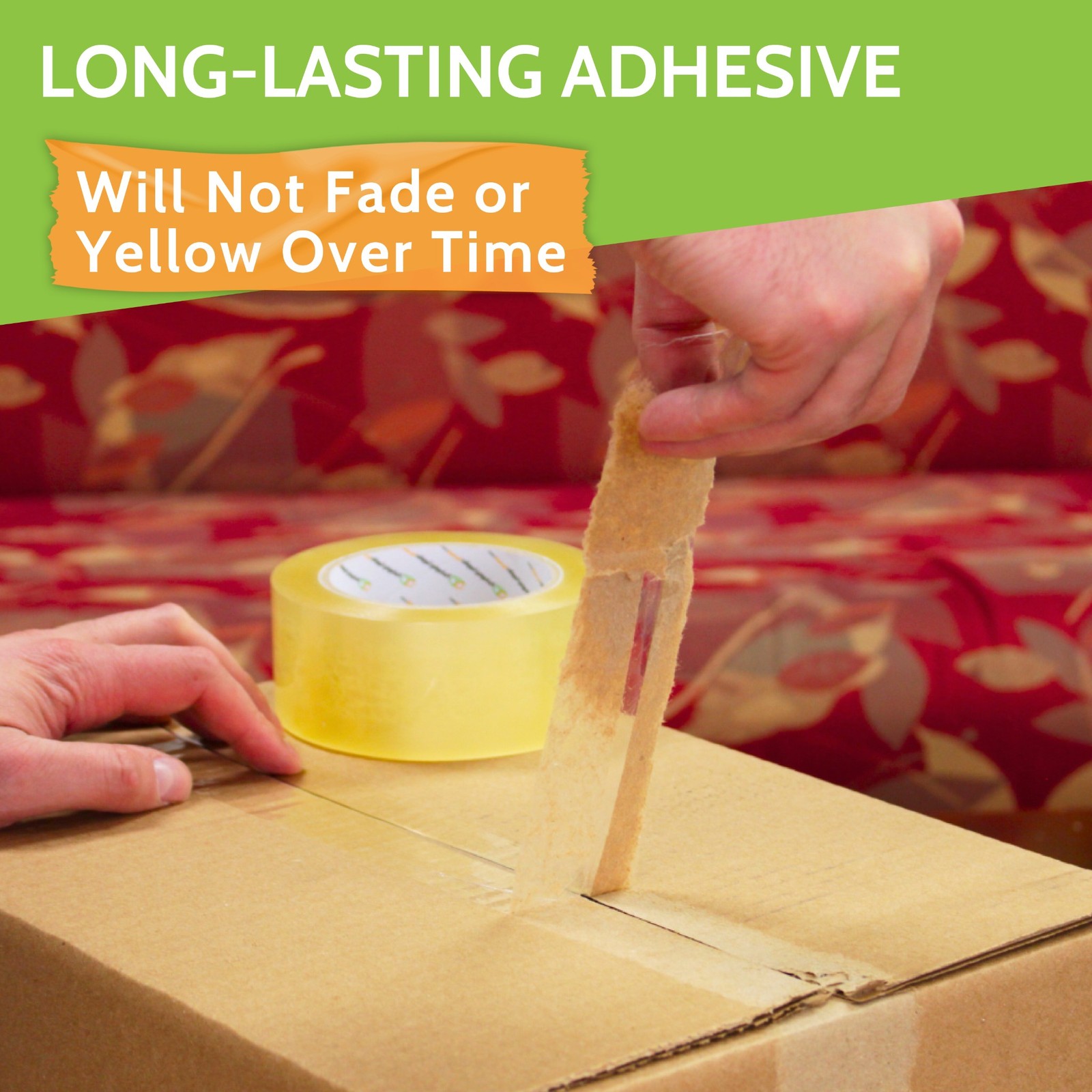 Packing Tape 36 Rolls 2″ x 110 Yards (330′ ft) Box Carton Sealing Clear 1.6 Mil