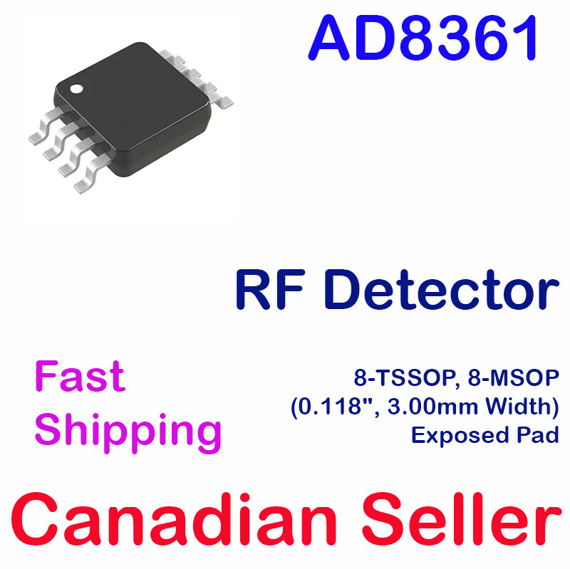 ADL8361 65db TruPwr RF Detector LF~2.5GHz IC 8-TSSOP 8-MSOP AD Analog Devices