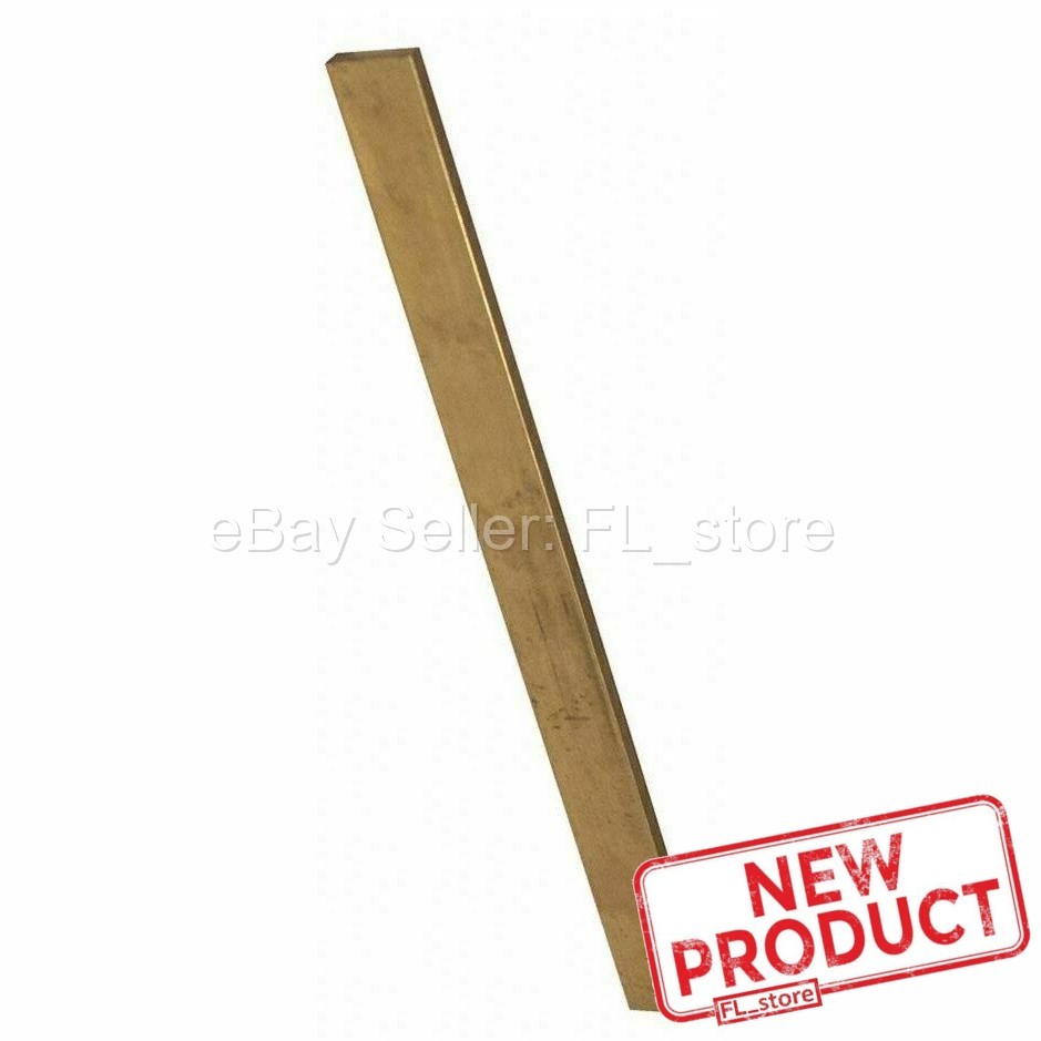 Brass Flat Strip 1/8″ x 3/4″ x 1 Foot 360 Solid Rectangle Stock 12 Inch Long NEW