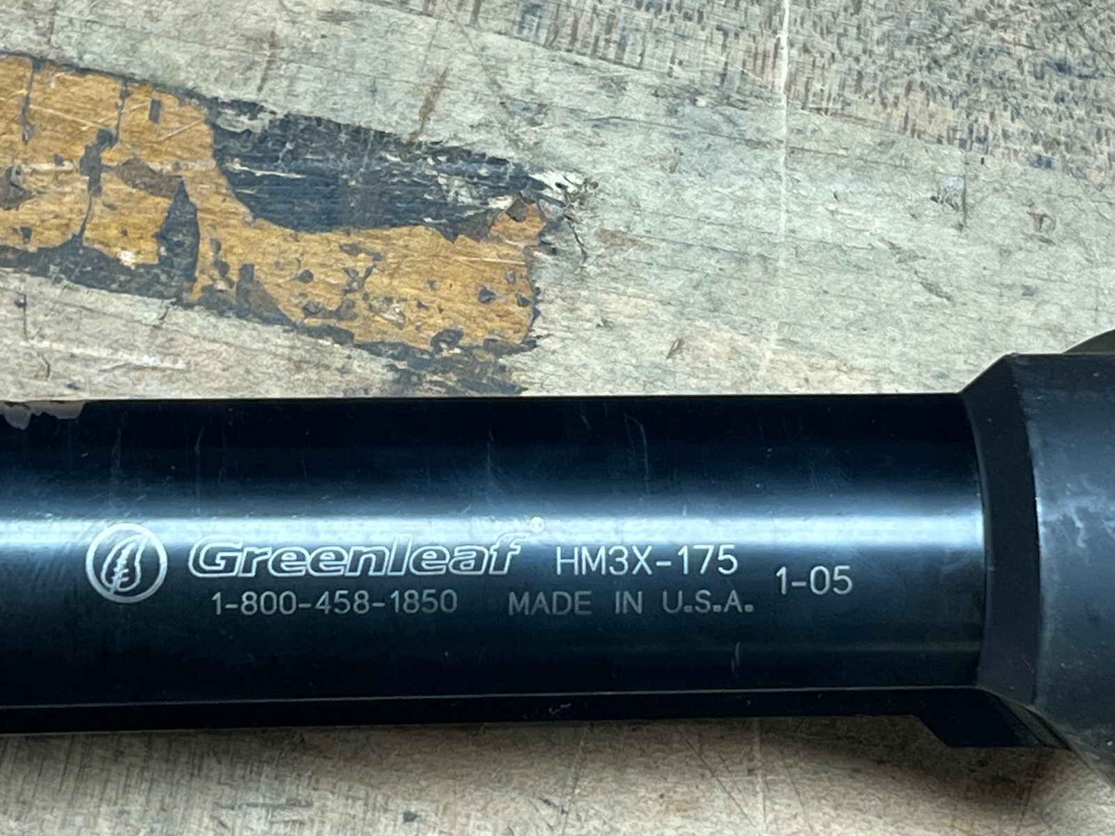 Greenleaf indexable Drill HM3X-175 – 1 3/4″ Diam. 5 1/4″ depth of cut 1.5″ bore