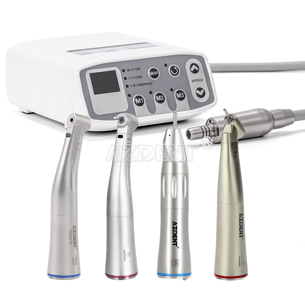 Dental Brushless LED Electric Micro Motor 1:5/1:4.2 Increasing Optic Handpiece