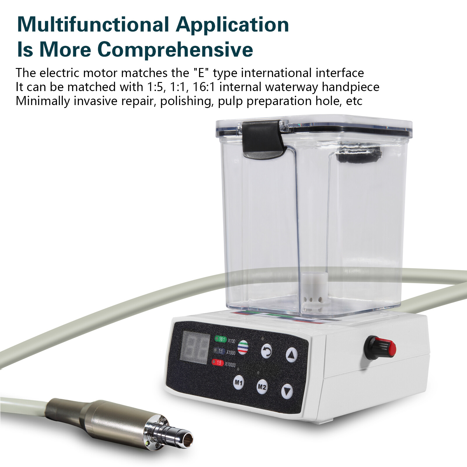 Electric Dental Motor w/ Water Tank (No 1:5 Handpiece)