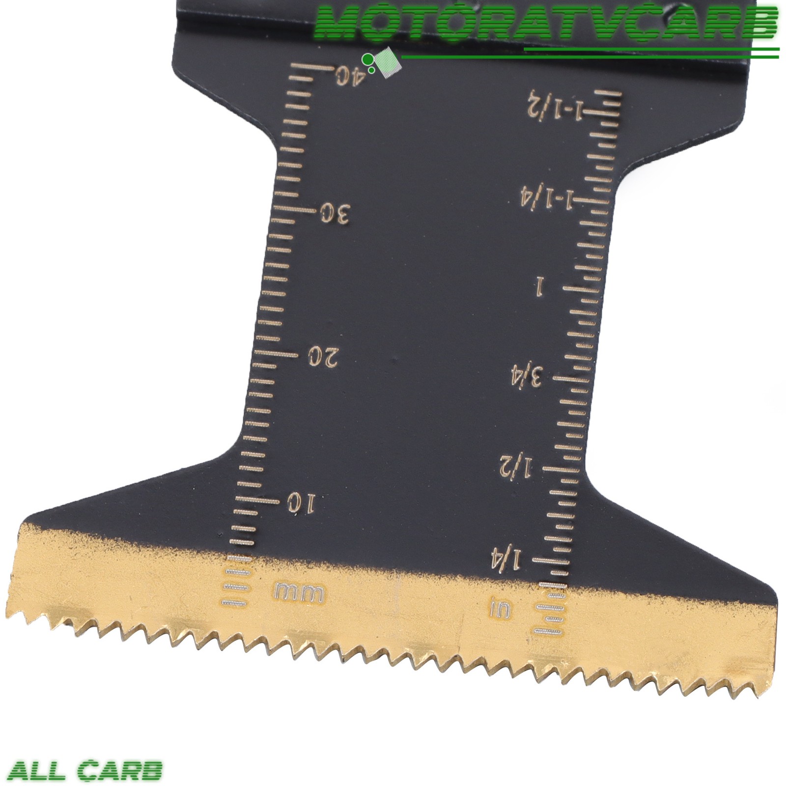 ALL-CARB Upgarded 25Pcs Multi Tool Blades Set Includes 5 Types Saw Blades Black