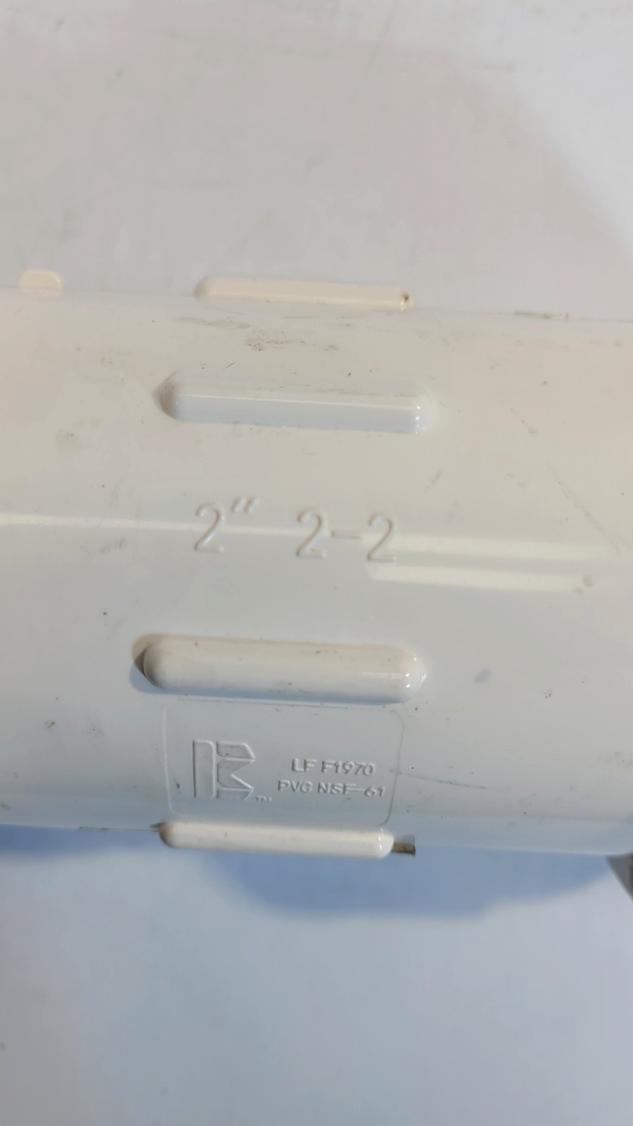 B & K 2 In. X 7-1/2 In. Compression Pvc Coupling 160-108