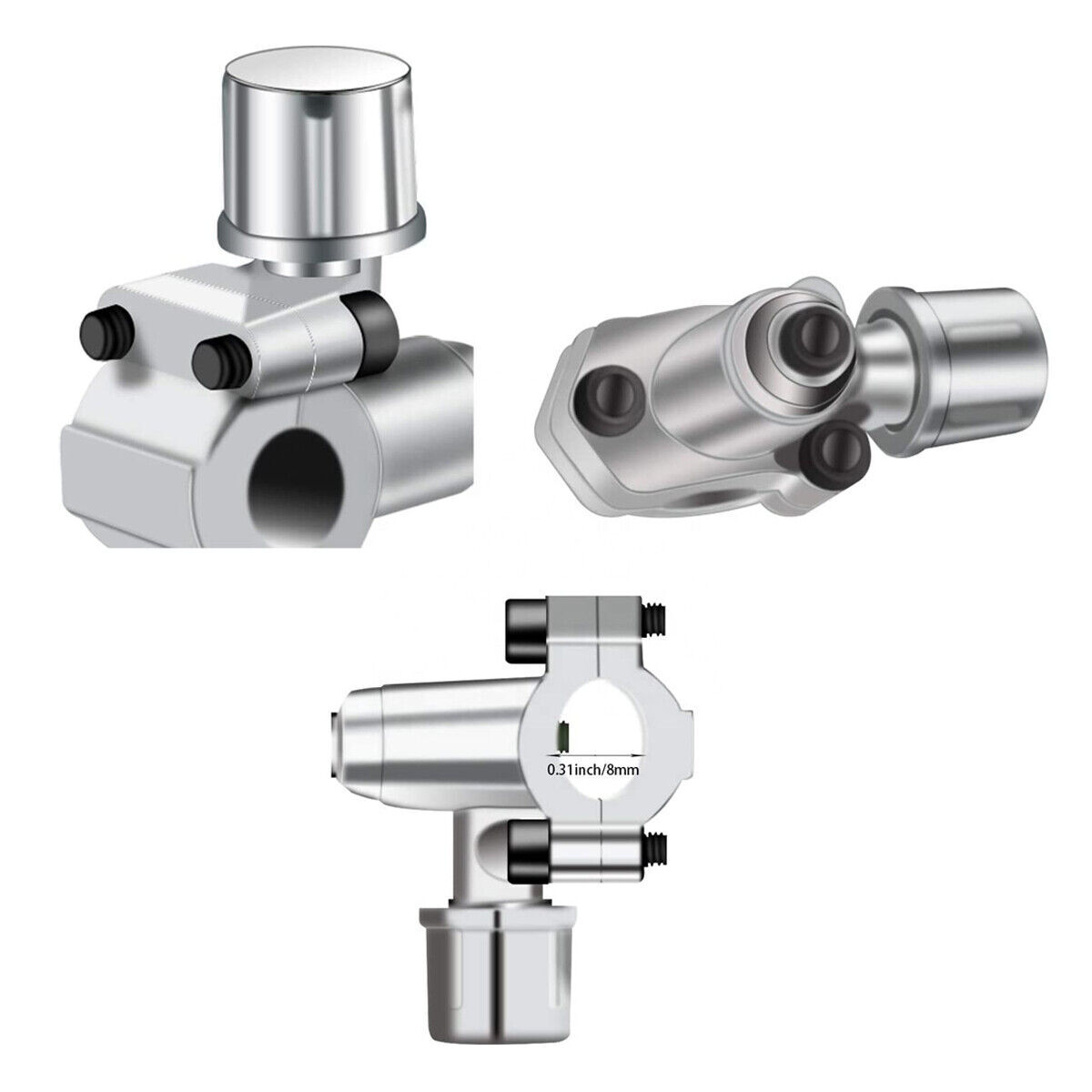 4x BPV31 Bullet Piercing Valve For A/C Refrigeration Lines 5/16 3/8 1/4 In NEW
