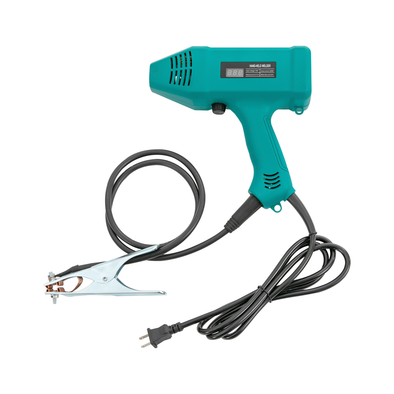 Portable Welder Hand Held Welding Machine Kit 110V 3000W Digital Welder Tool 3KW
