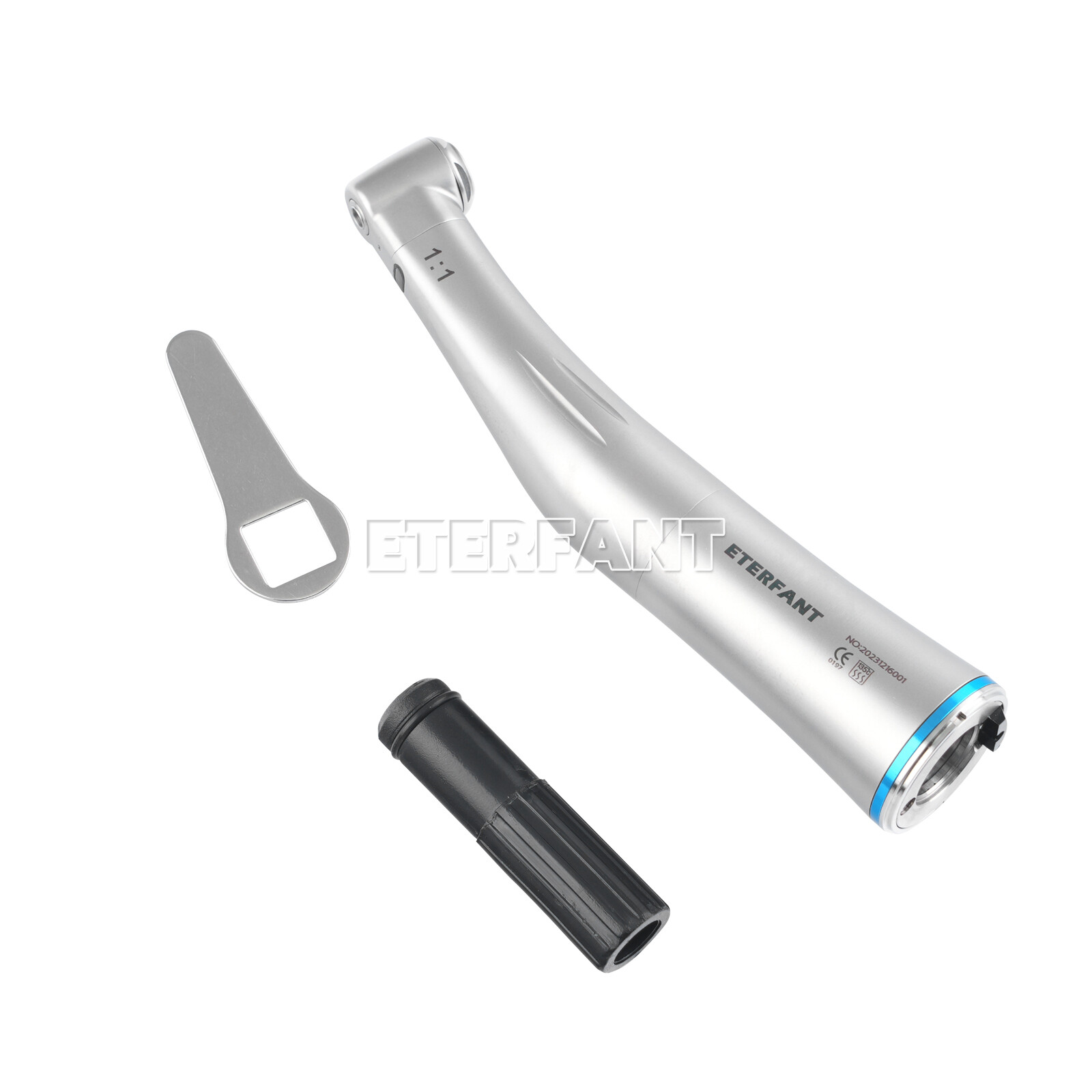 ETERFANT NSK Style Dental 1:1 Fiber Optic LED Slow Speed Contra Angle Handpiece