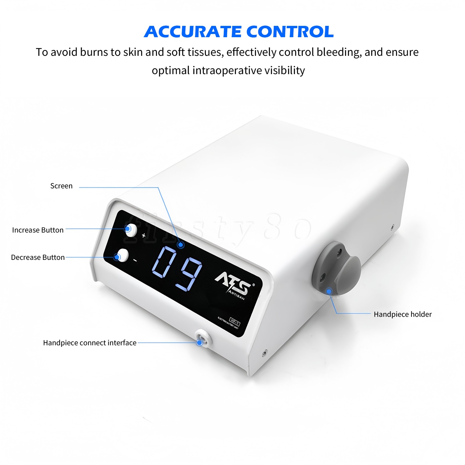 High Frequency Portable Dental Oral Surgery Electric Knife Electrosurgery 9 Tips