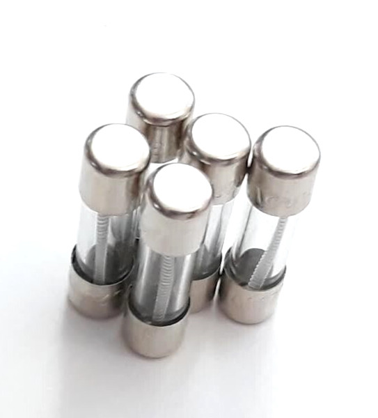 SET OF 5 NEW T0.5AL250V FUSES T0.5AL 250V 5mm x 20mm 0.5A SLOW BLOW