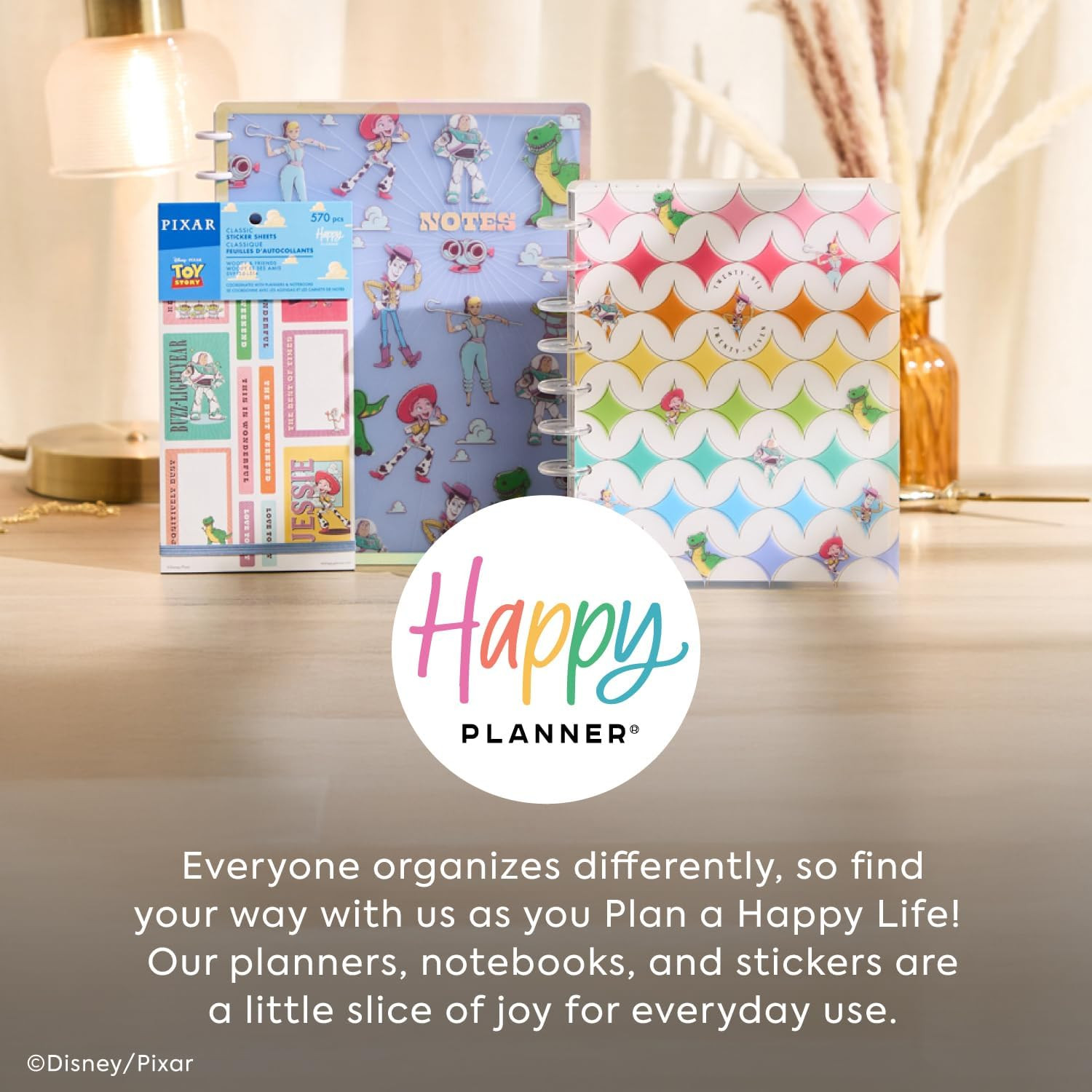Happy Planner Disney Toy Story 12-Month Disc-Bound Planner, July 2026–June 2027,