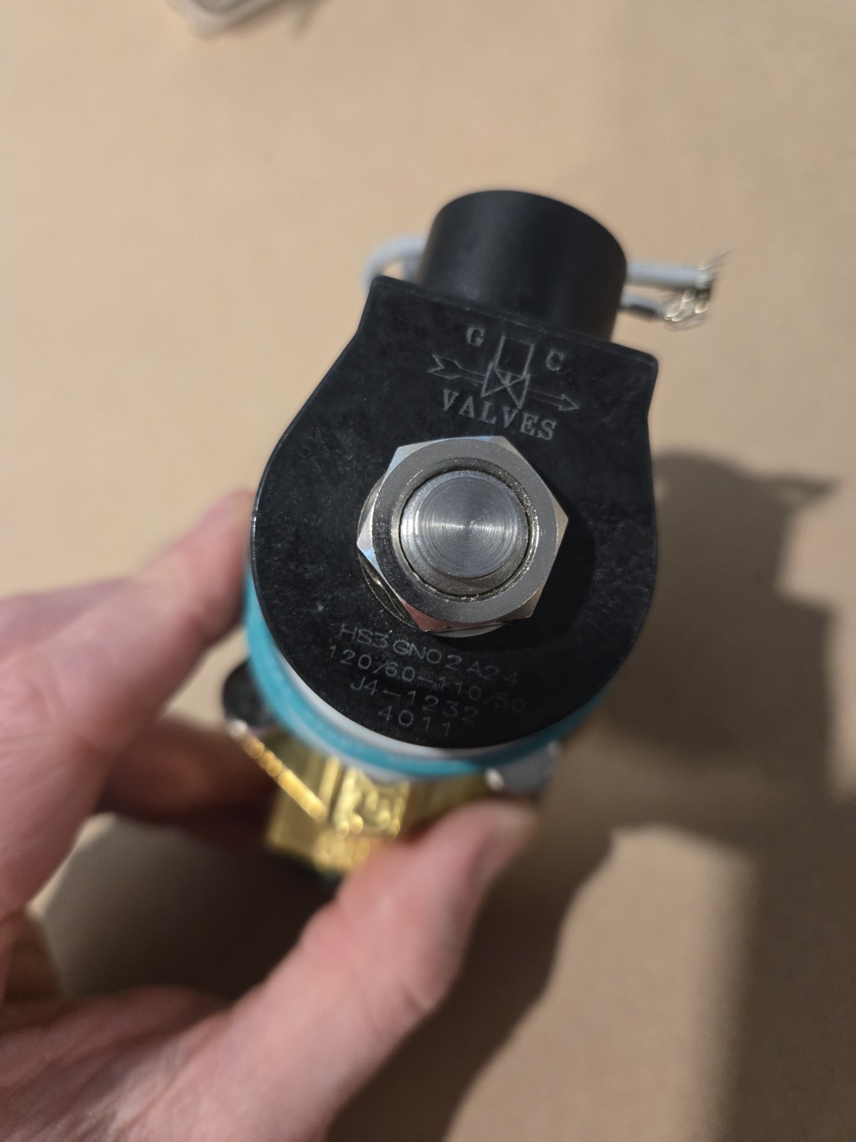 NOS GC Valves 2-Way,N.C. 1/2″ NPT 100PSI Steam Volts:110/50,120/60 S211GH02T4DG1