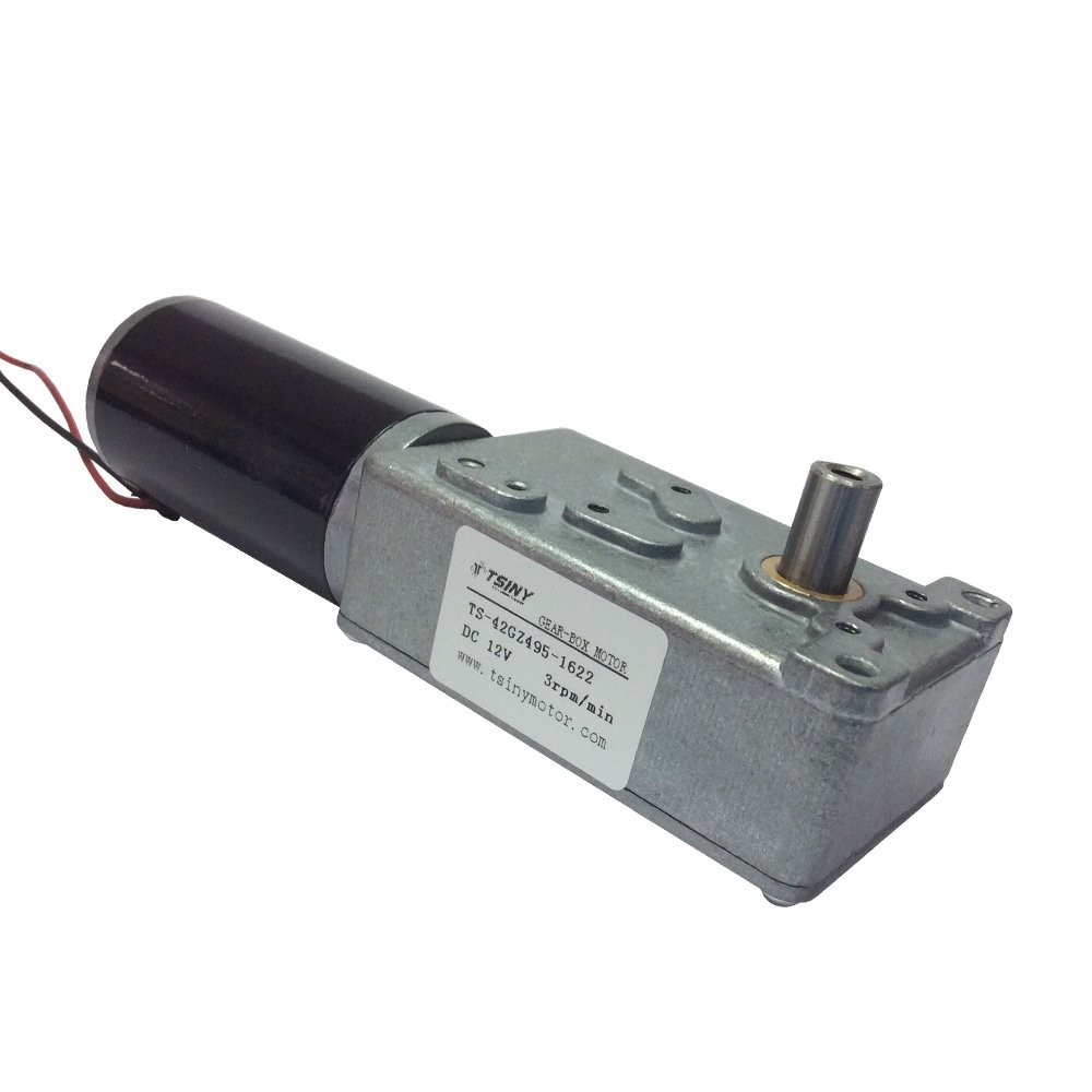 BEMONOC Electric DC Motor 12V Gear Motor Reversible Low Speed 3 RPM High Torq…