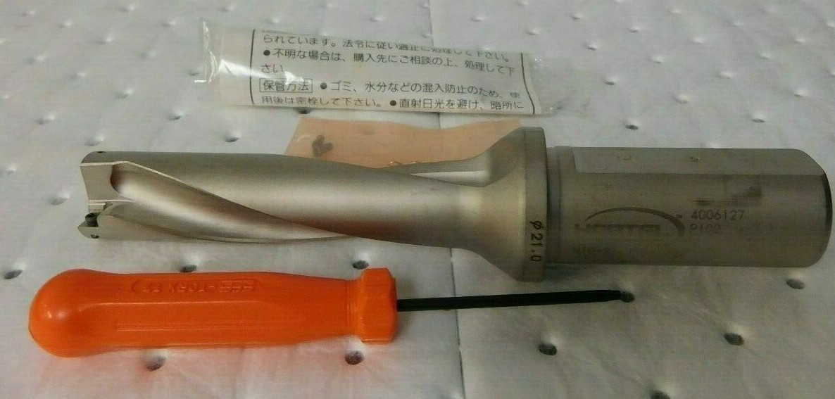 Hertel 3.3071″ Max Drill Depth 4xD 0.8268″ Diam Indexable Insert Drill 39270442