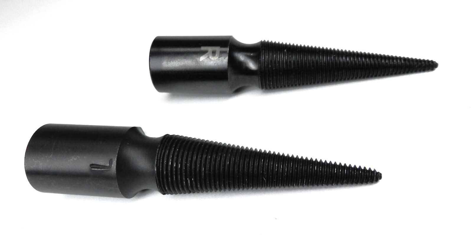 Baldor Lathe Motor Spindle Set Right & Left 3/8″ Arbor Friction Grip 3-1/2″ L