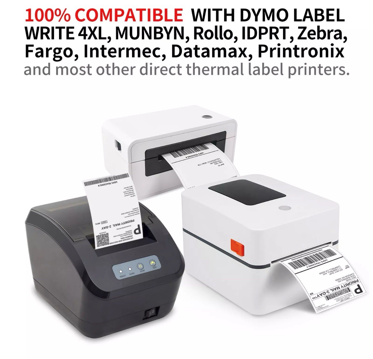3000 4×6 Fanfold Direct Thermal Shipping Labels Perforated Label / UPS CERTIFIED