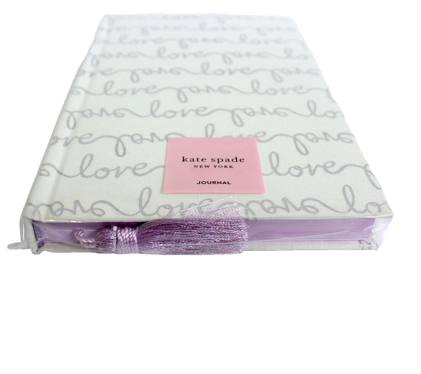 kate spade Love Scripts Bridal Journal Book Tassel Bookmark NEW