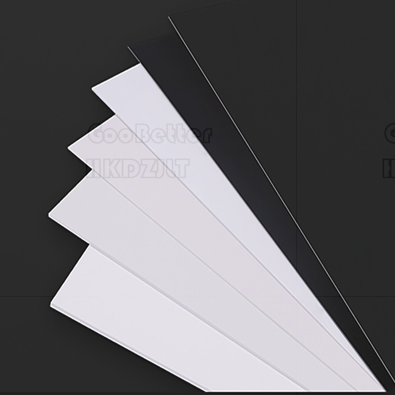PVC Plastic Sheet Thin Slice White Black Thick 0.2 mm 0.3 mm – 2 mm A3 A4 A5