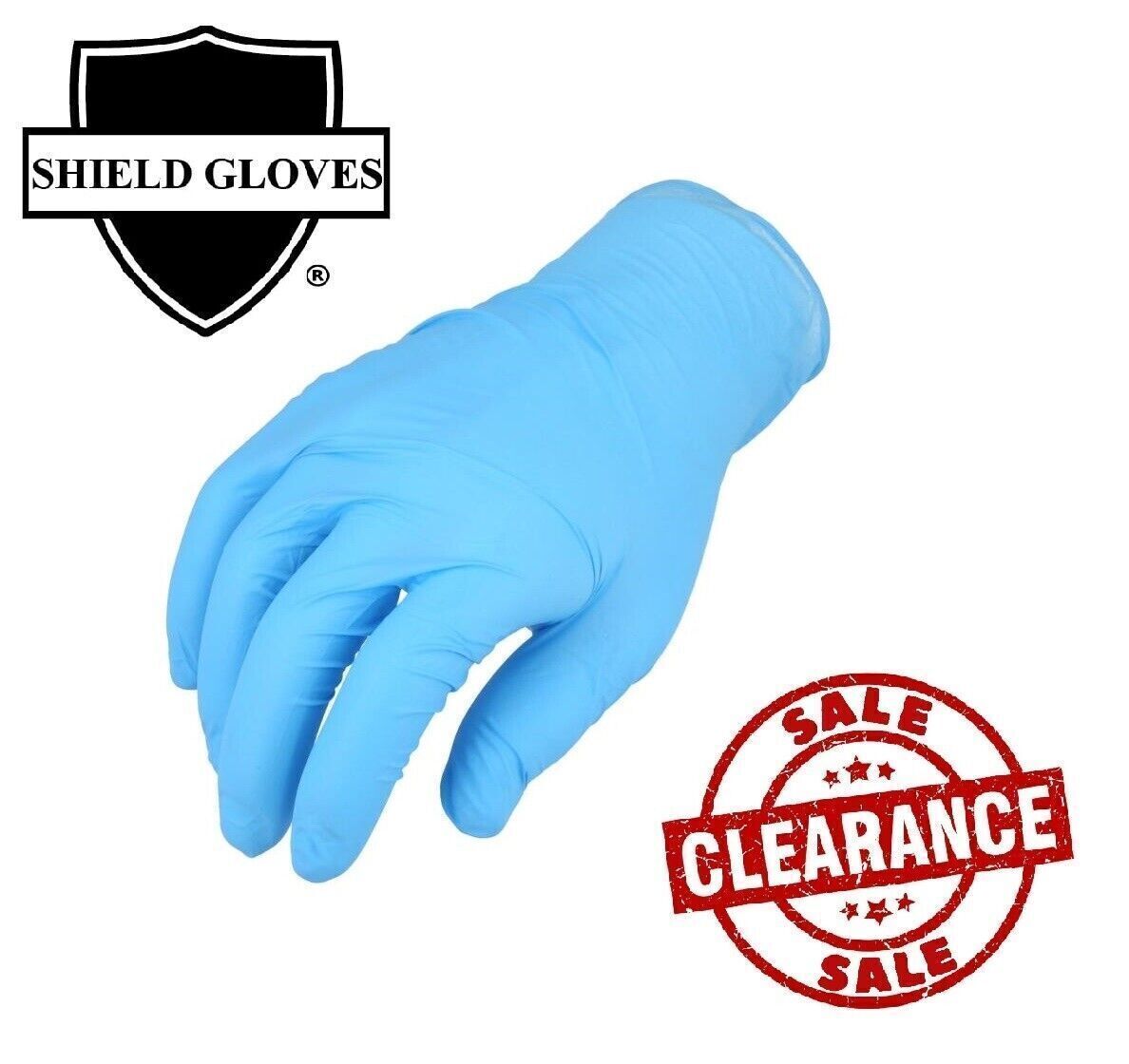 Blue Nitrile Powder Free Non-Sterile Gloves 4 Mil Size: Large 1000 Pcs