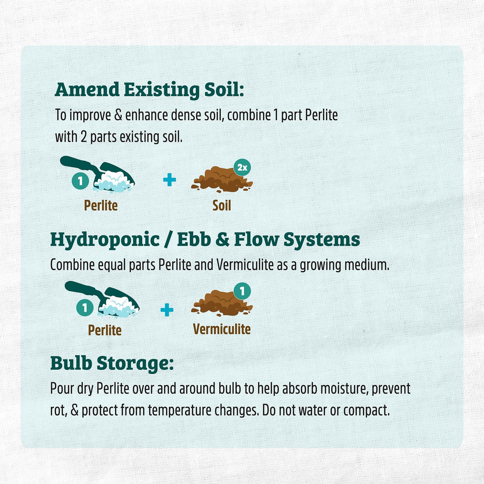 Horticultural Perlite 8qt HeavyDuty Soil Aeration Drainage for Indoor Outdoor G