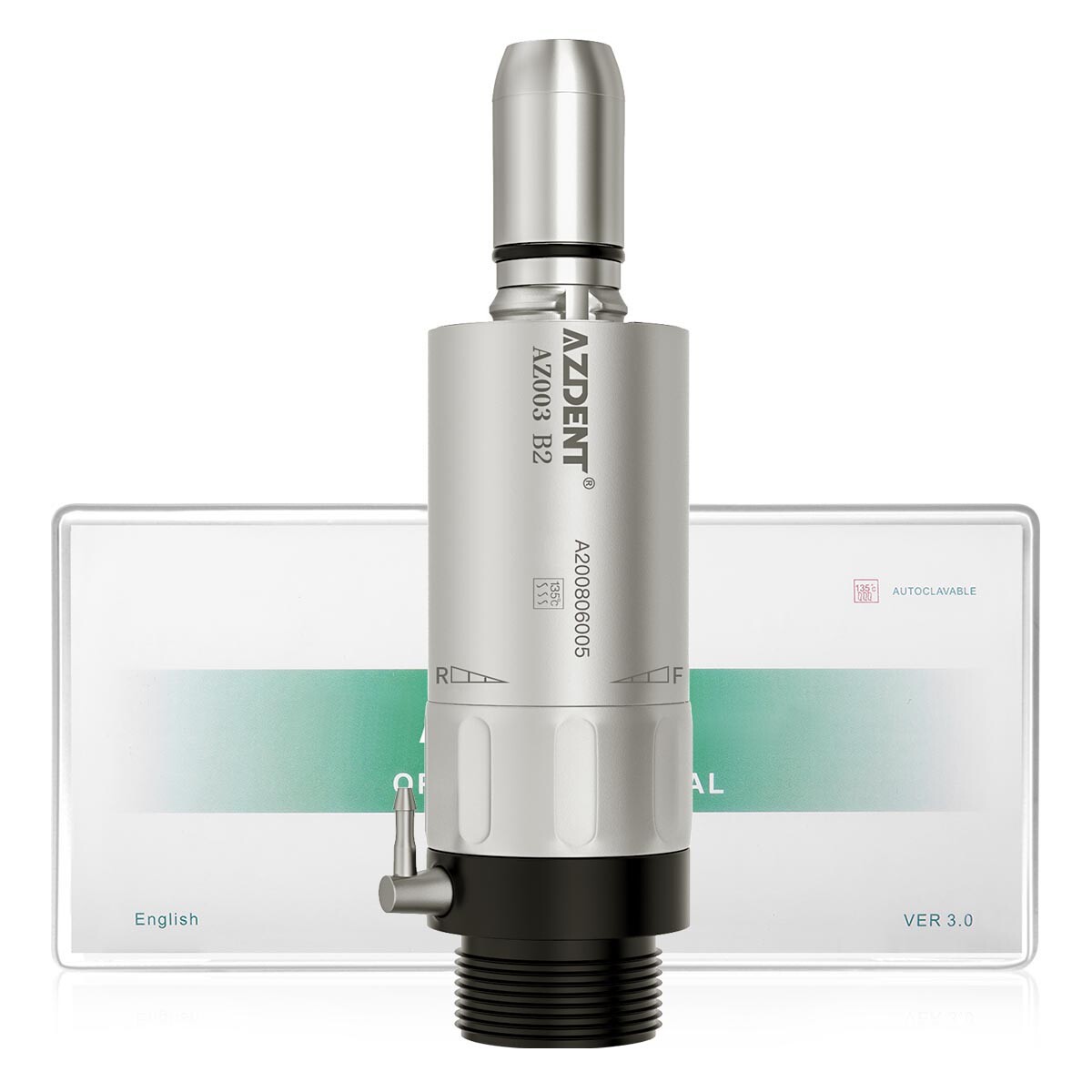 Dental Slow Speed Straight Contra Angle Handpiece Air Motor 2 /4 Hole