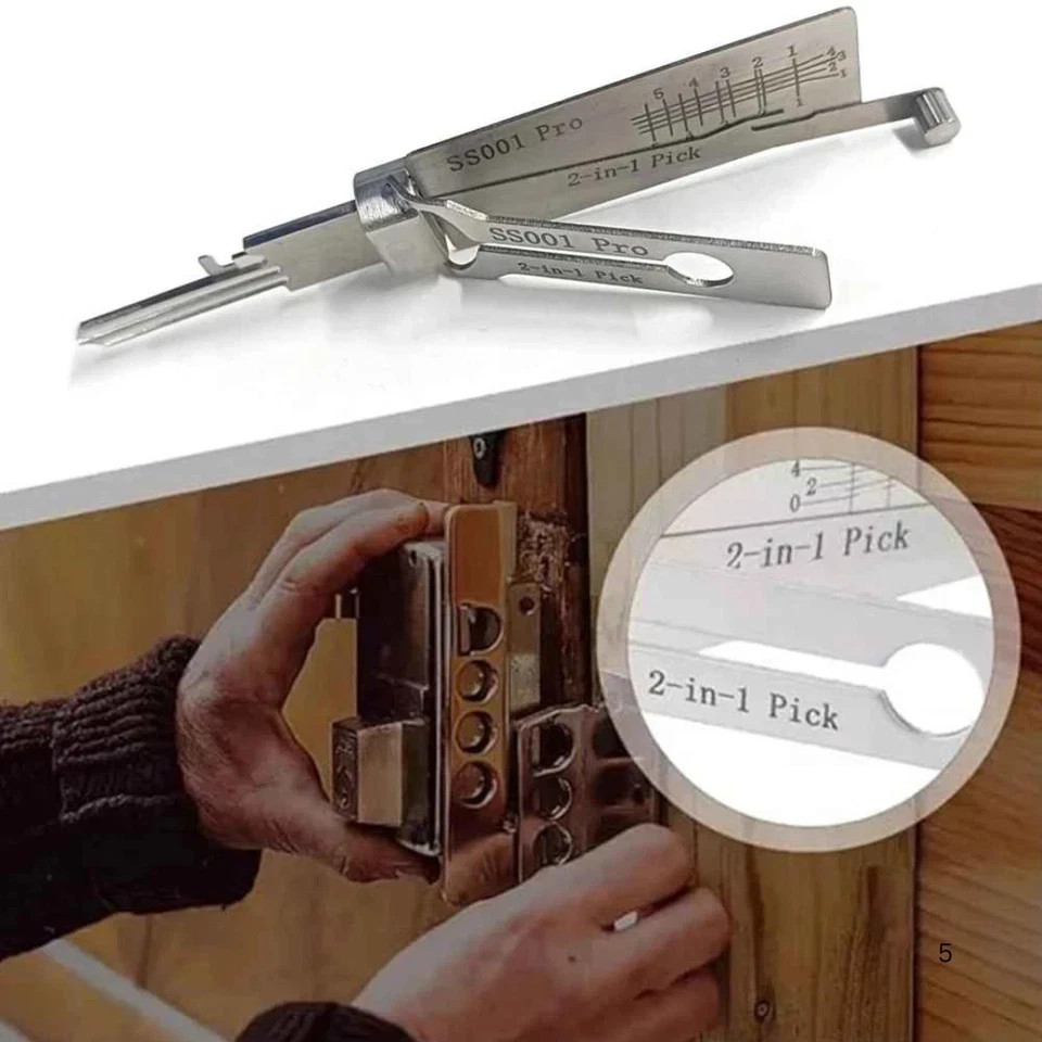2 in1 Key Decoder Precision Hook Pickup Kit for SC1 SC4 KW1 AM5 M1MS2 LW5
