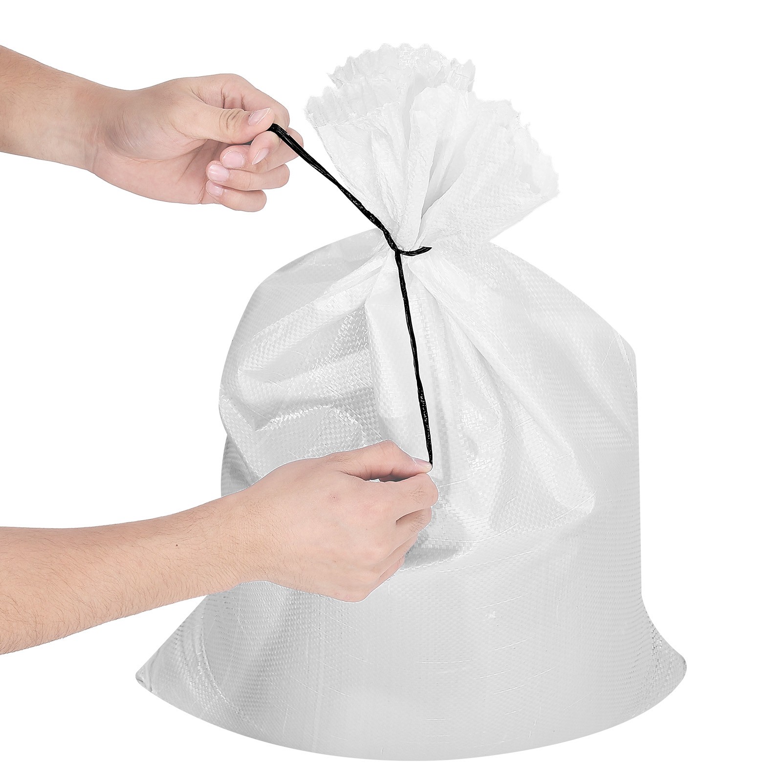 Uimoso 100 Pack Sandbags 16″ x 26″ Durable Bags with 50lb Capacity Empty