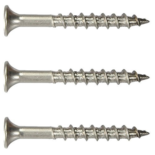#10 x 1-1/2″ Deck Screws Stainless Steel Square Drive Wood/Composite Qty 2,500