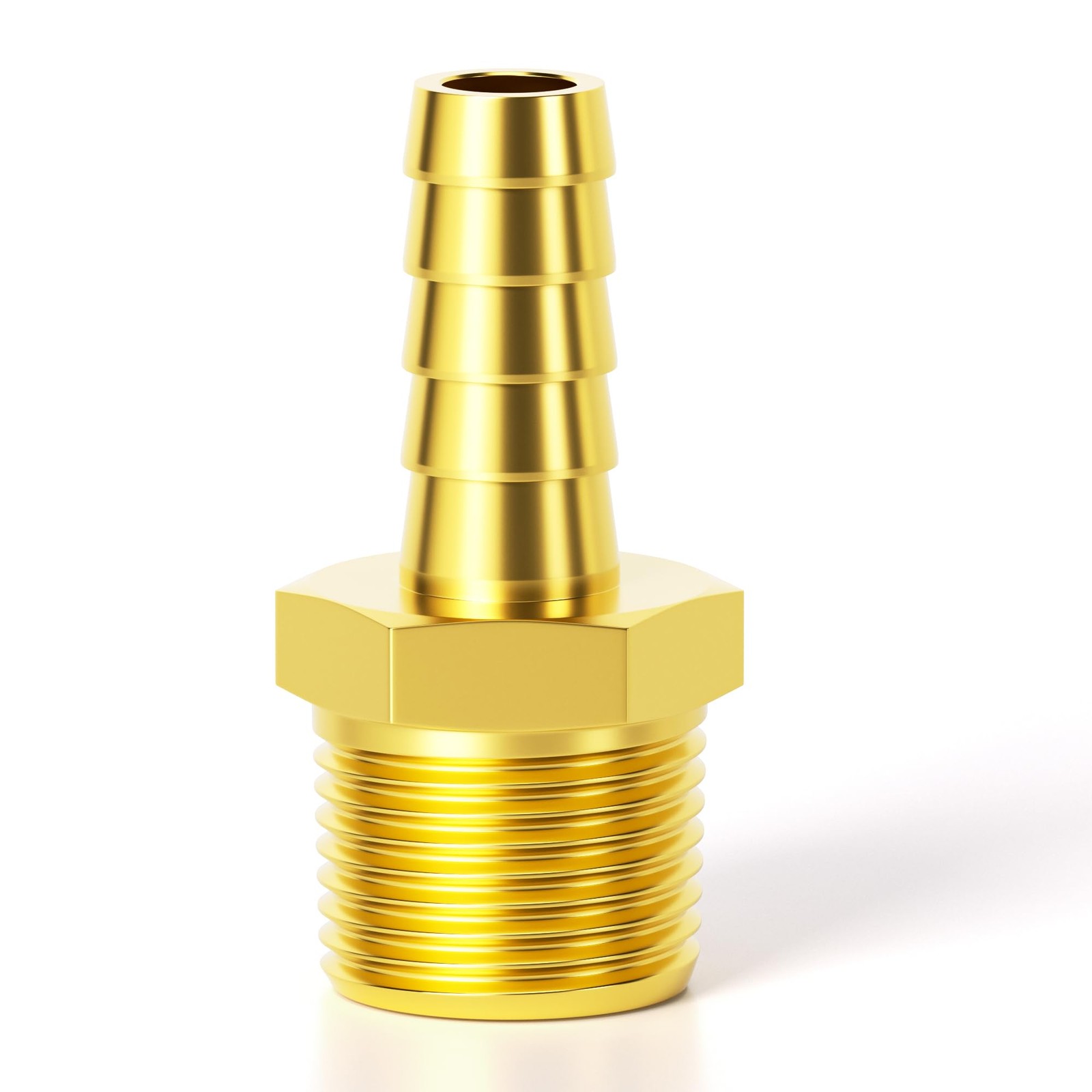 Brass Hose Barb Fitting 3/8 Inch Barb to 1/2 Inch Male NPT …