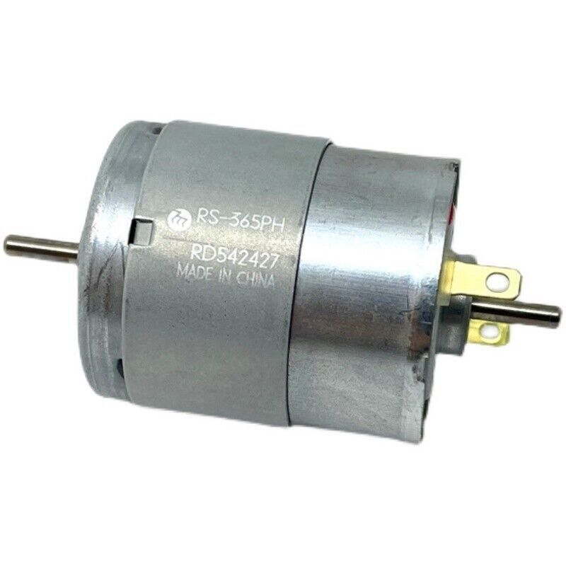 2Pcs RS-365PH 365SH DC 6V-24V 12V 4000RPM Dual Shaft Round Electric Motor