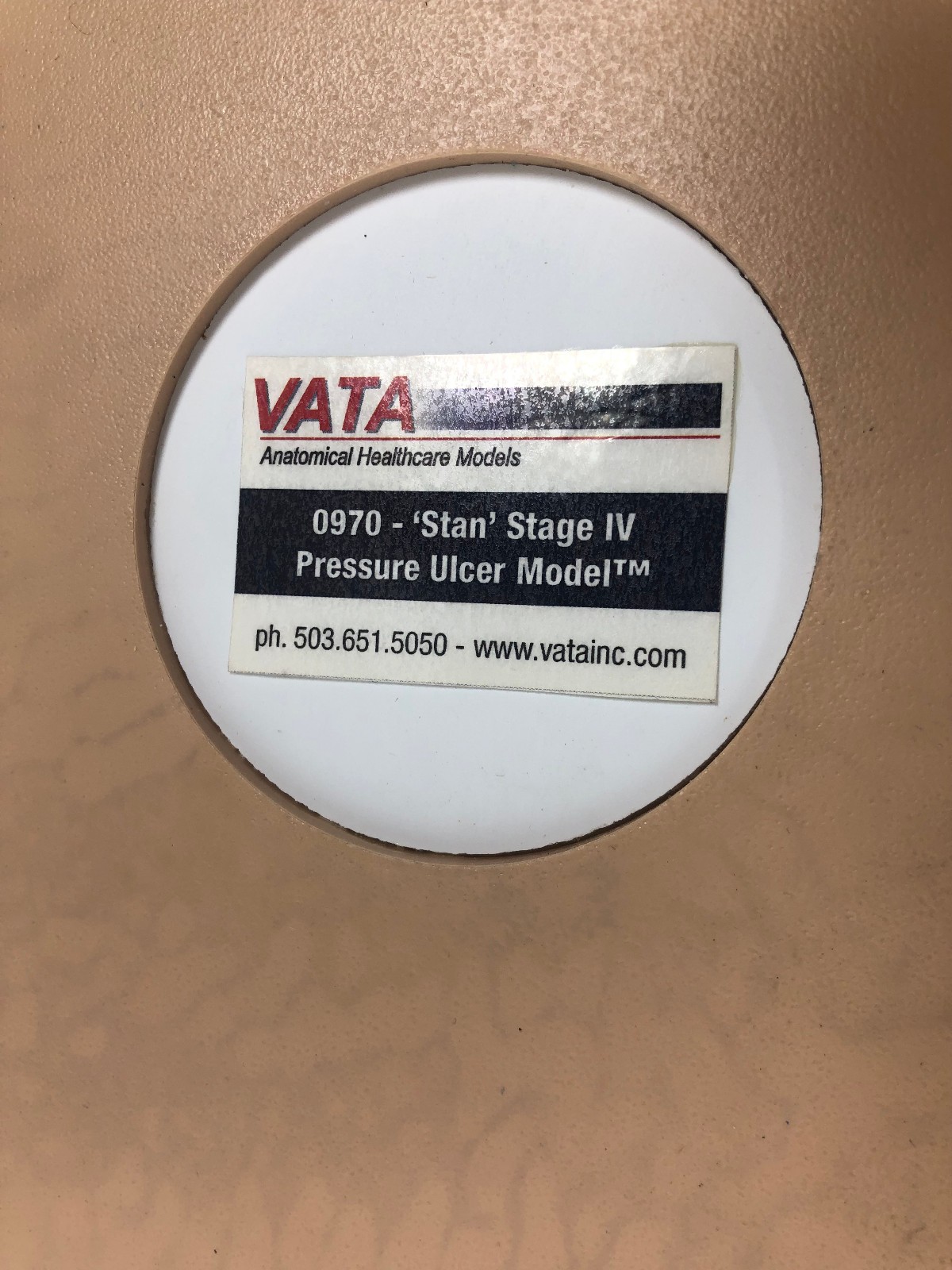 VATA ‘Stan’ Stage IV Pressure Ulcer Model 0970 with Carry Case