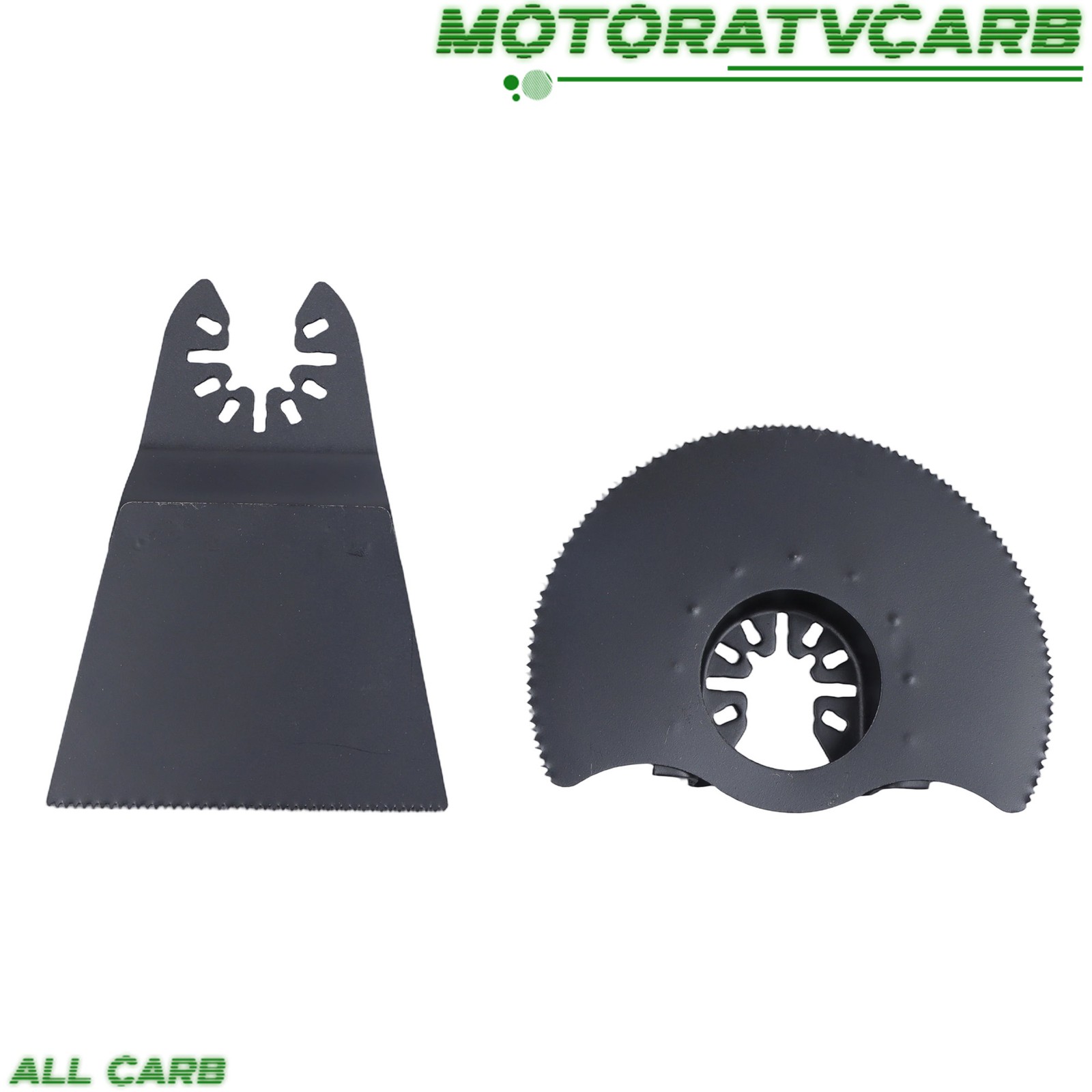 ALL-CARB Upgarded 25Pcs Multi Tool Blades Set Includes 5 Types Saw Blades Black