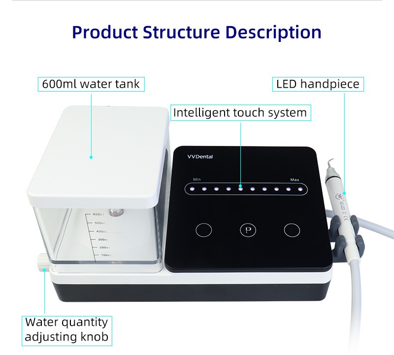 Dental Ultrasonic Piezo Scaler LED Handpiece Bottles Fit EMS Cavitron Woodpecker