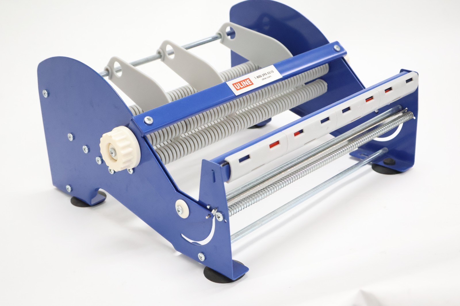 Uline H-1138 Multiple Roll Tape & Label Dispenser – Heavy Duty Metal – 6″ Wide