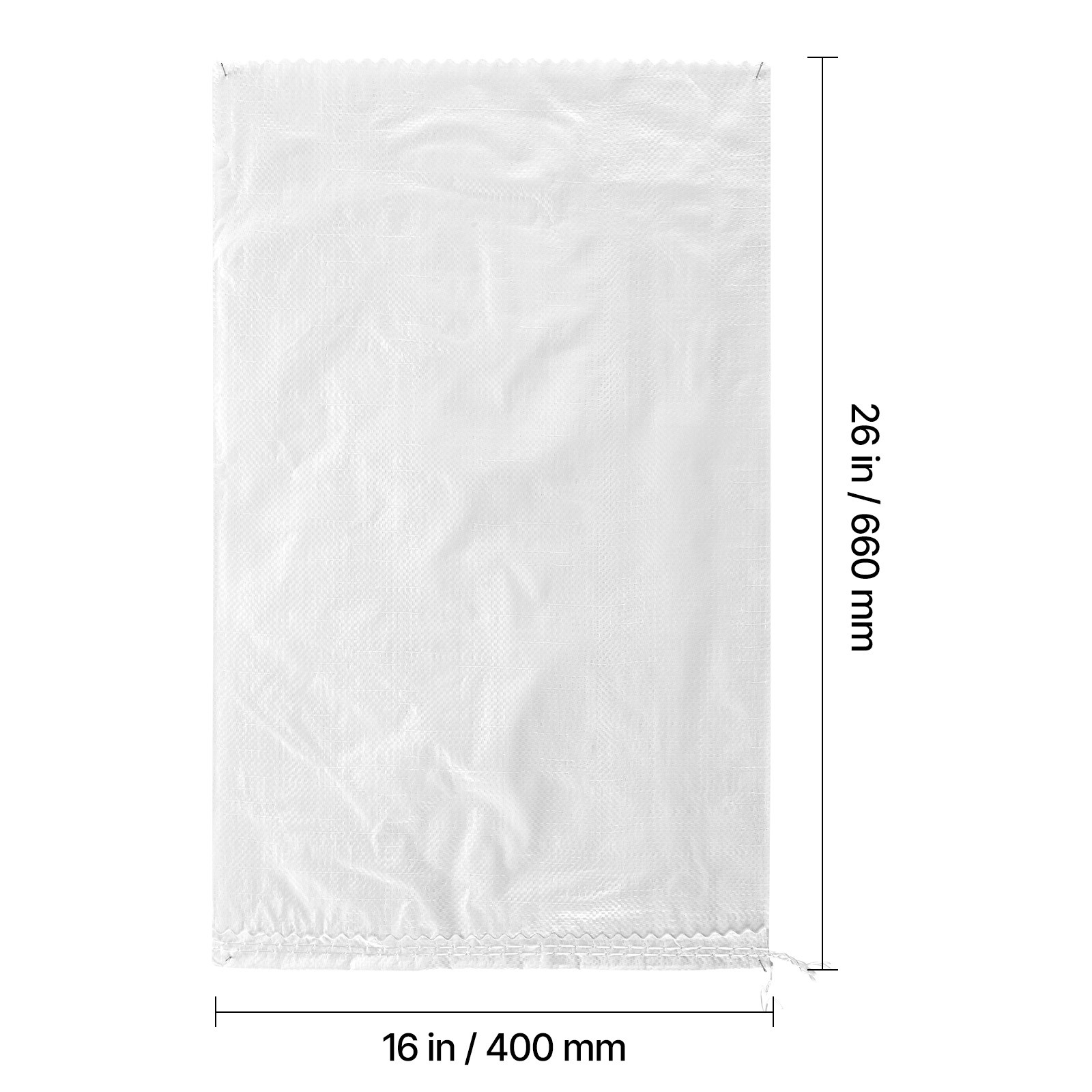 Uimoso 100 Pack Sandbags 16″ x 26″ Durable Bags with 50lb Capacity Empty