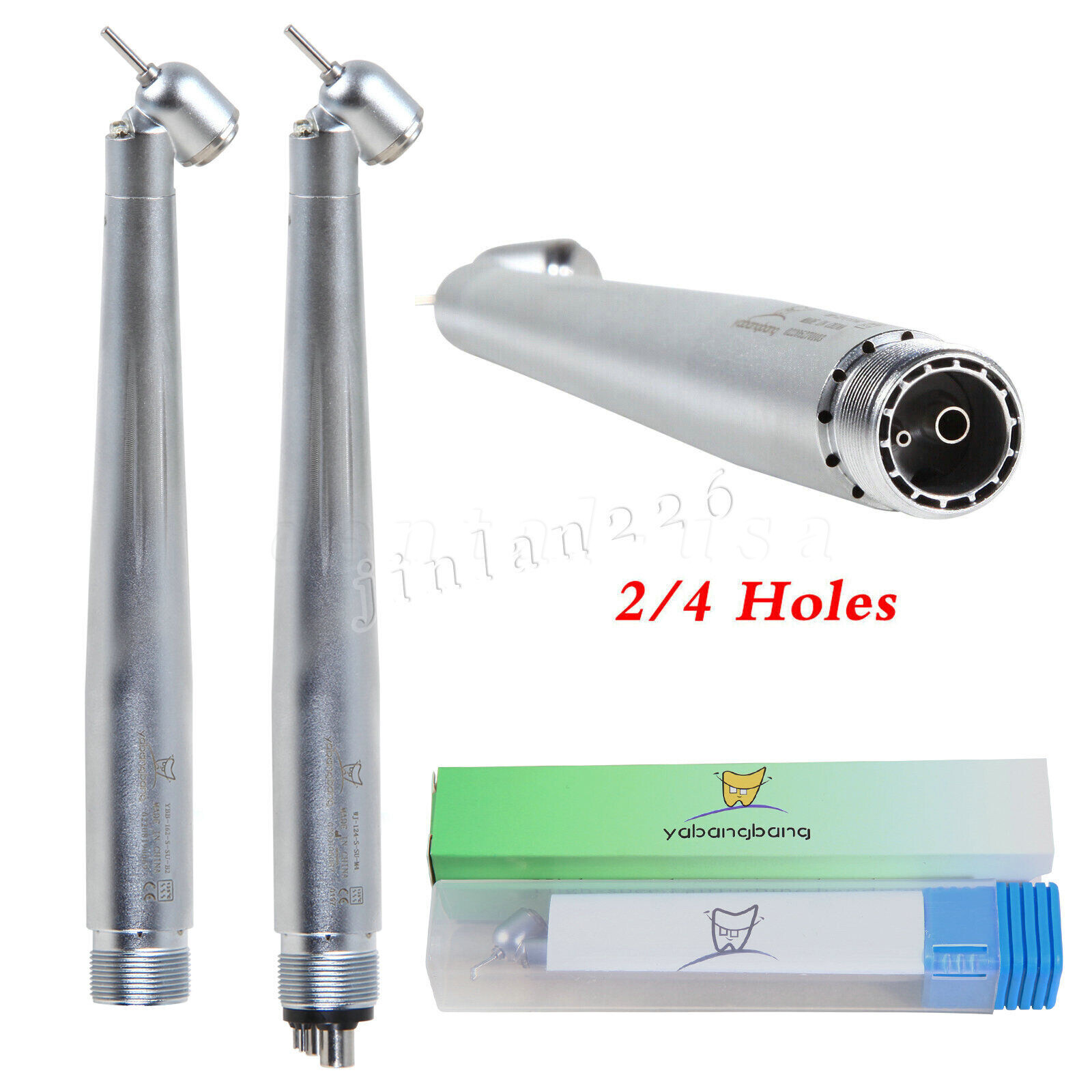 45°Angle Dental LED PANA MAX High Speed Handpiece Fit for NSK type Mini Turbine